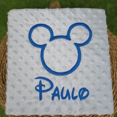 Manta personalizada silueta Mickey