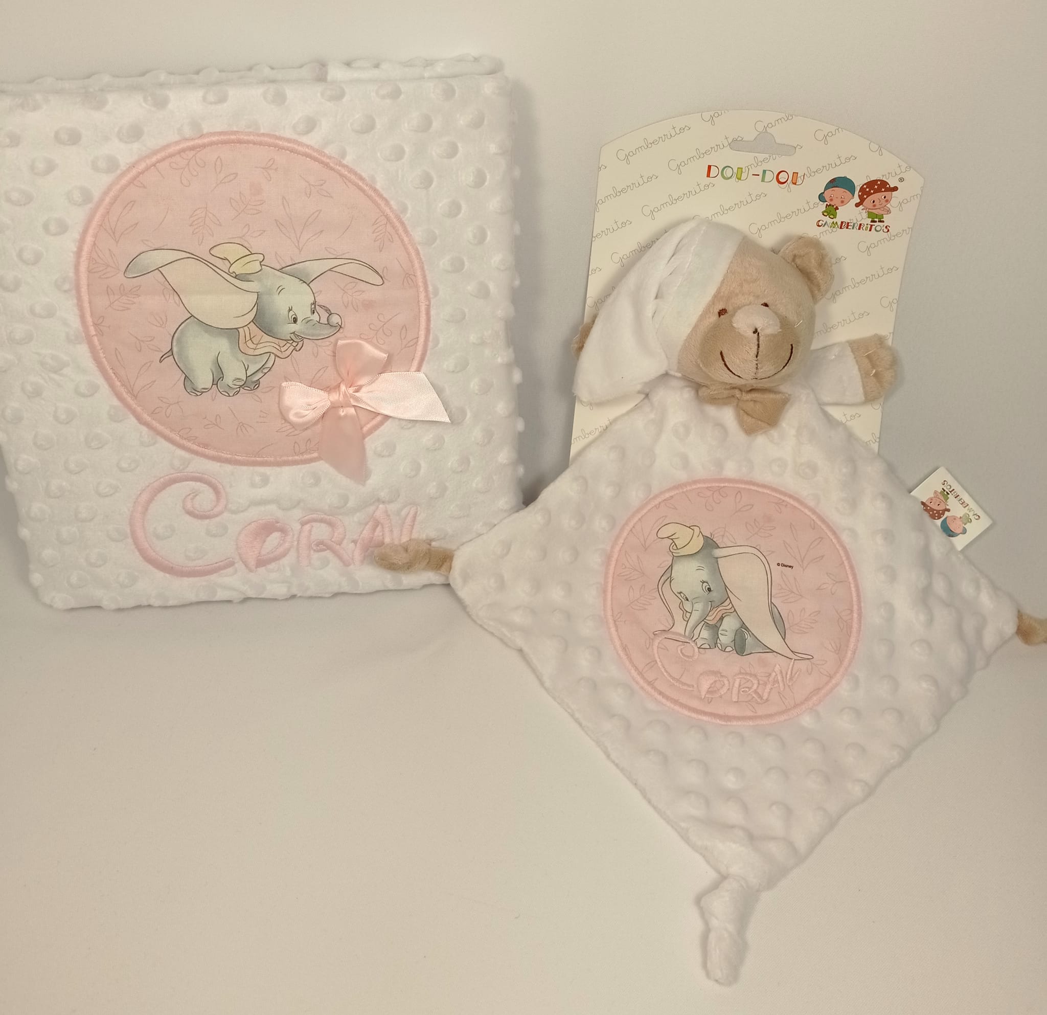 Manta y DouDou Dumbo Personalizados