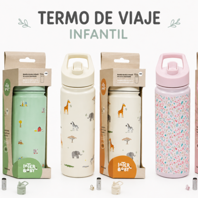 Botella Térmica Acero Infantil 550 ml INTERBABY