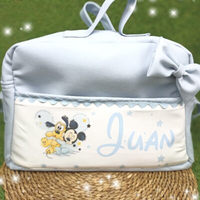 Bolso maternal Mickey y Pluto