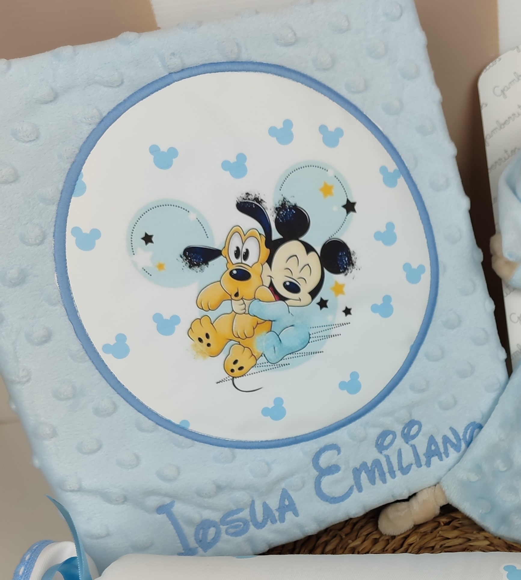 Manta personalizada Mickey & Pluto