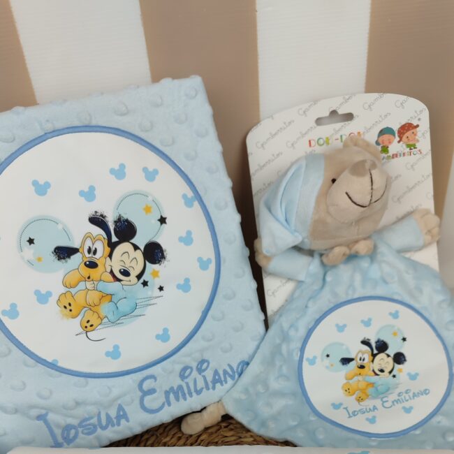 Manta y DouDou Mickey & Pluto