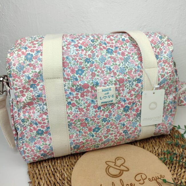 Bolso Maternal Colección Estampada Rosa