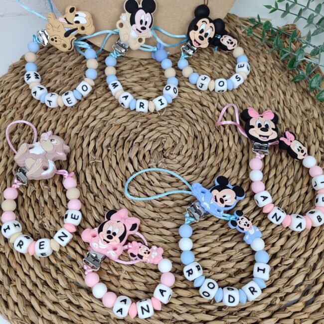Chupeteros Silicona Colección Modelo 2 Disney