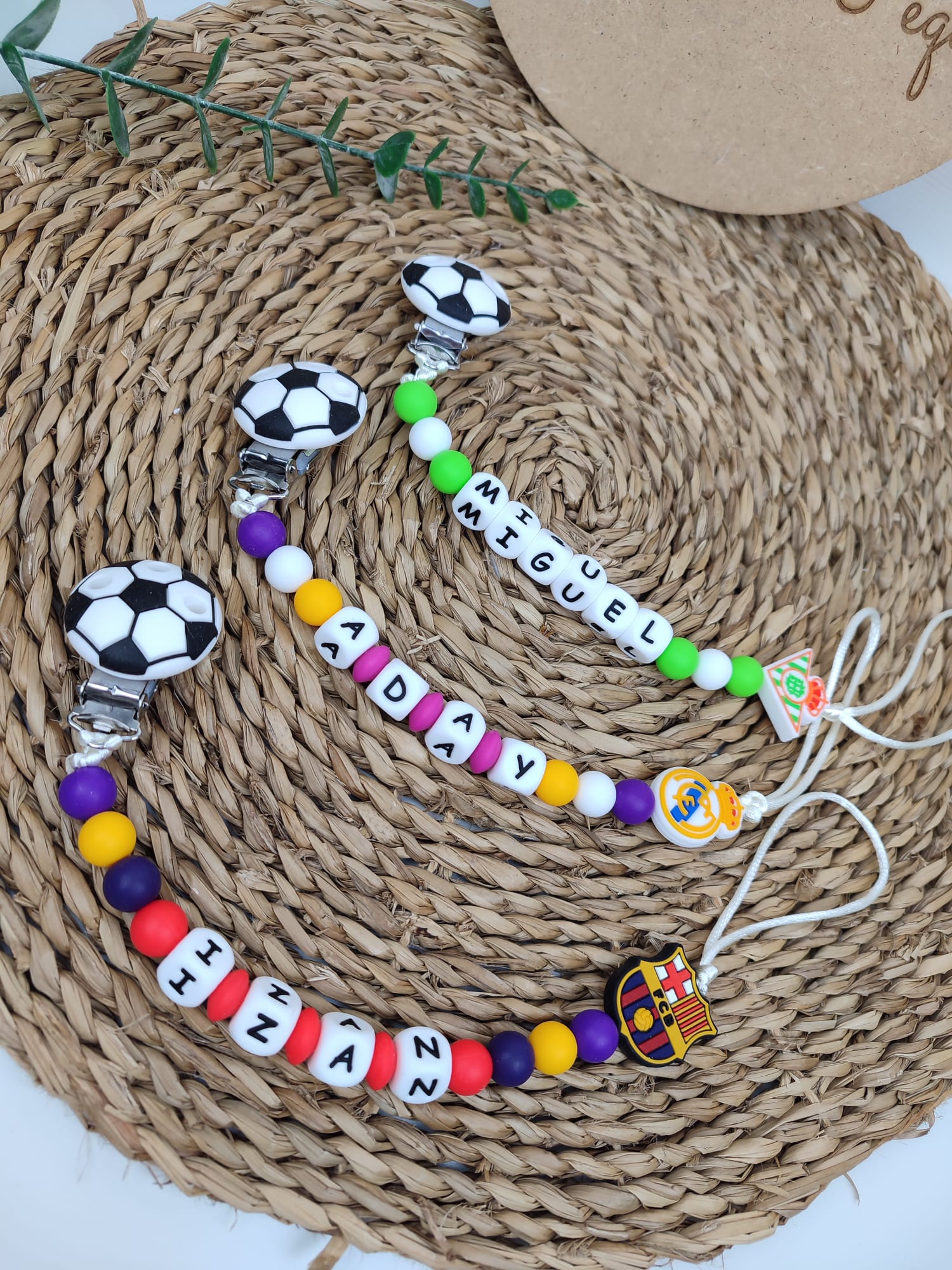 Chupeteros Silicona Fútbol