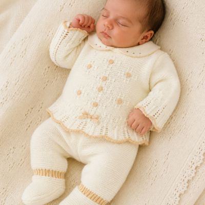 Conjunto Beige Lana