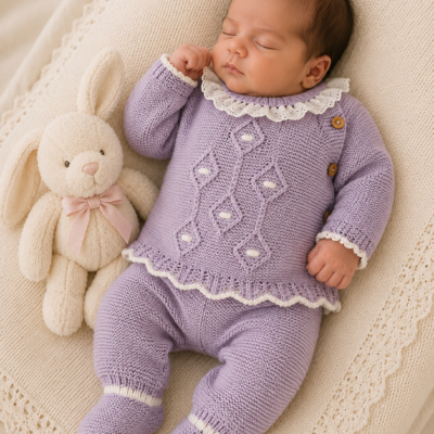 Conjunto Malva Lana