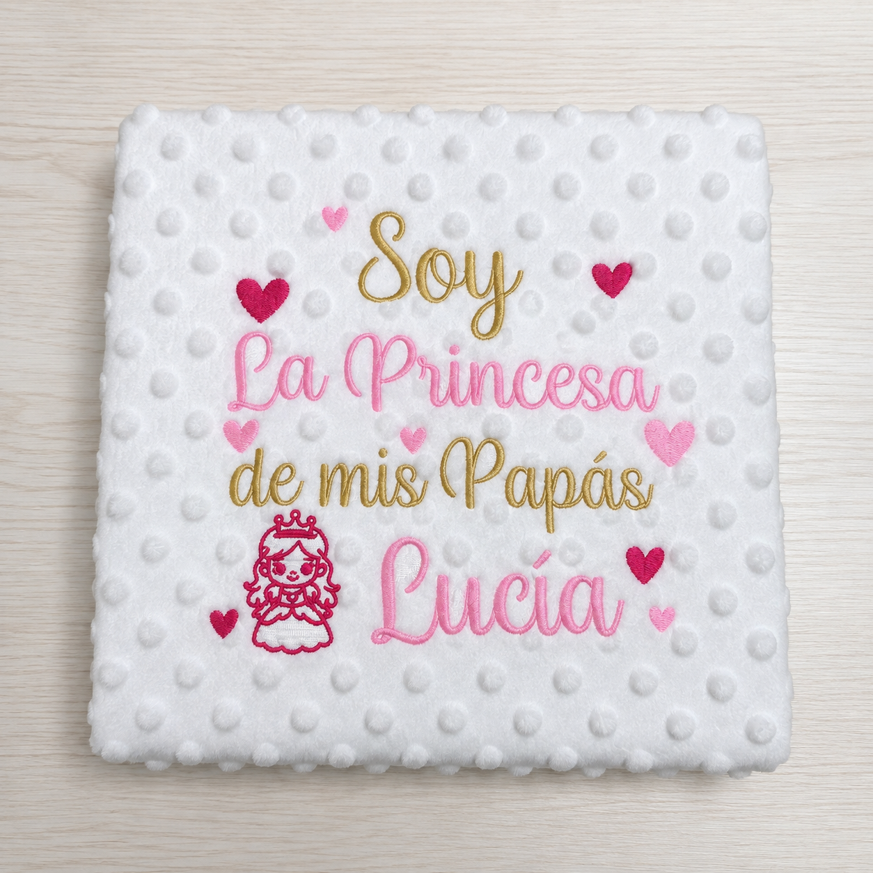 Manta Soy la Princesa de Papá y Mamá
